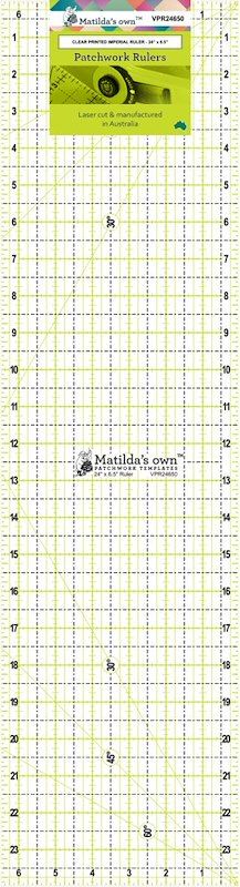 Matilda's Own Patchwork Rulers 24" x 6.5"