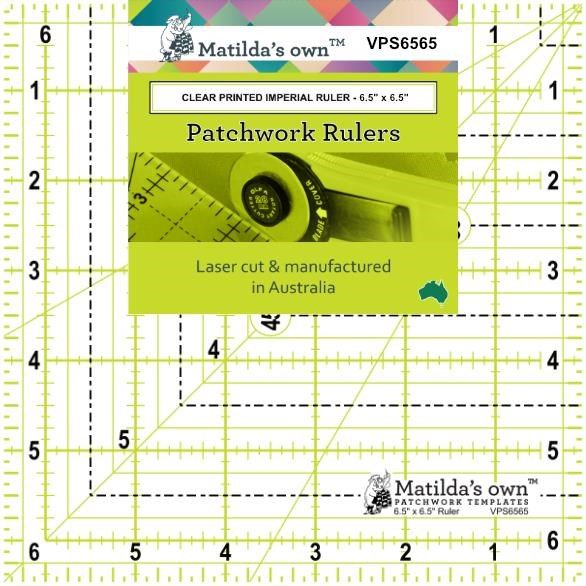 Matilda's Own Patchwork Rulers 6.5" x 6.5"