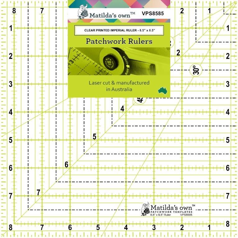 Matilda's Own Patchwork Rulers 8.5" x 8.5"