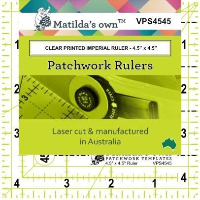 Matilda's Own Patchwork Rulers 4.5" x 4.5"