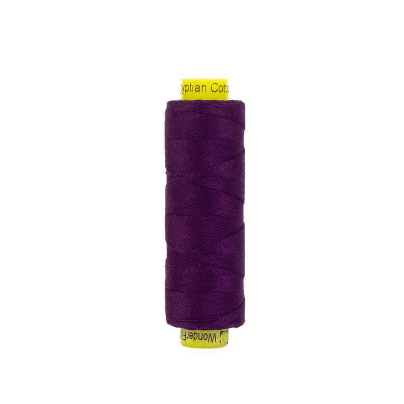 Spagetti 12wt Double Gassed Egyptian Cotton (100m) SPS - 15 Eggplant