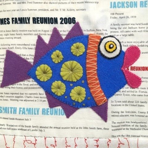 Wendy Williams Pre-Cut Wool Kits - Little Fish - Blue