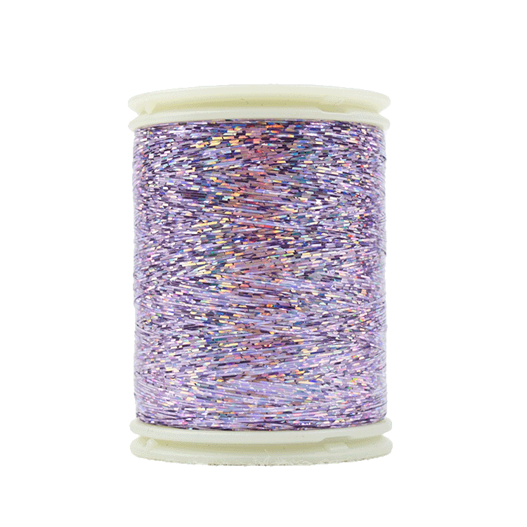 Hologram Slitted Polyester (300m) HC - 8152 Purple