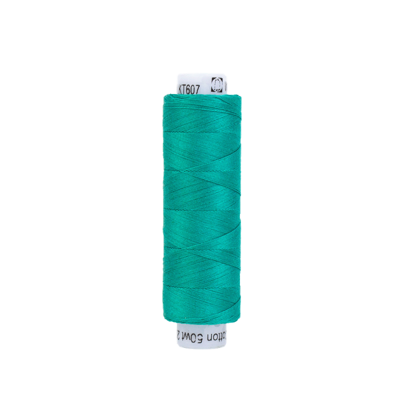 Konfetti 50wt Double Gassed Egyptian Cotton (200m) KTS - 607 Teal