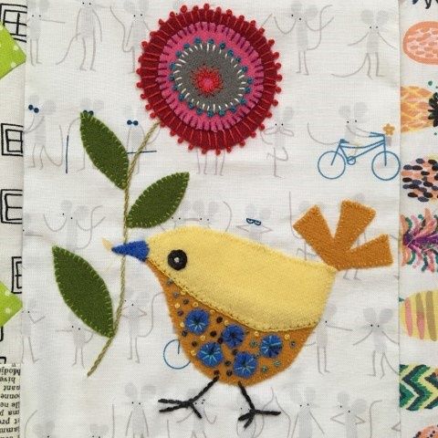 Wendy Williams Pre-Cut Wool Kits - Little Bird - Yellow