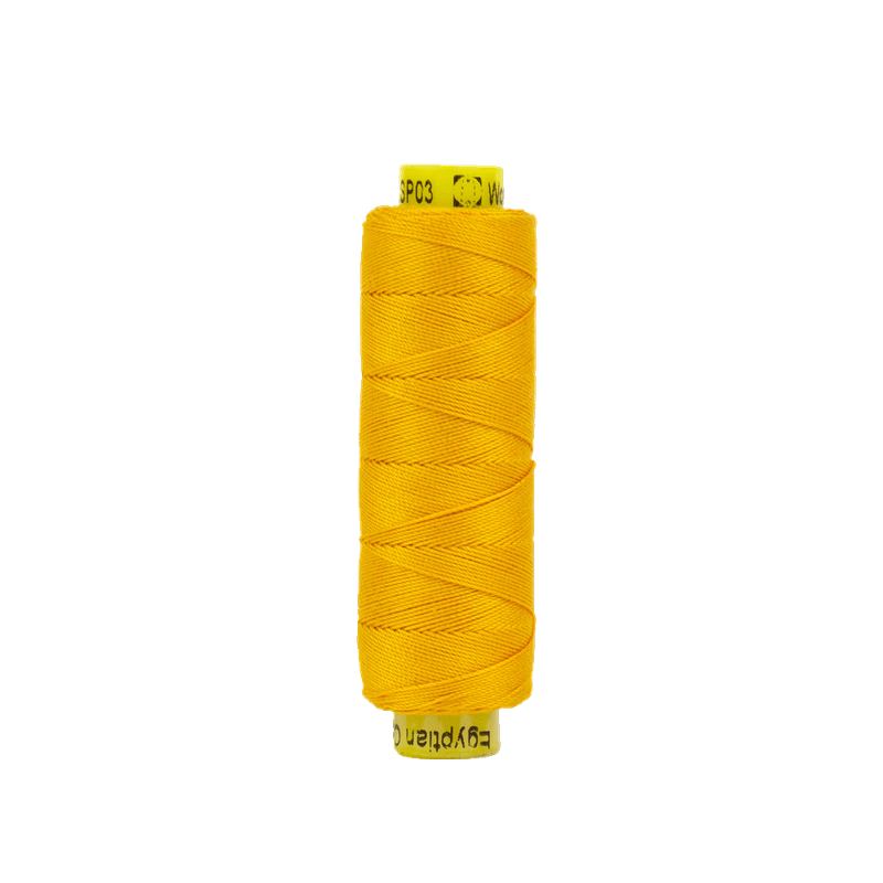 Spagetti 12wt Double Gassed Egyptian Cotton (100m) SPS - 3 Golden Yellow