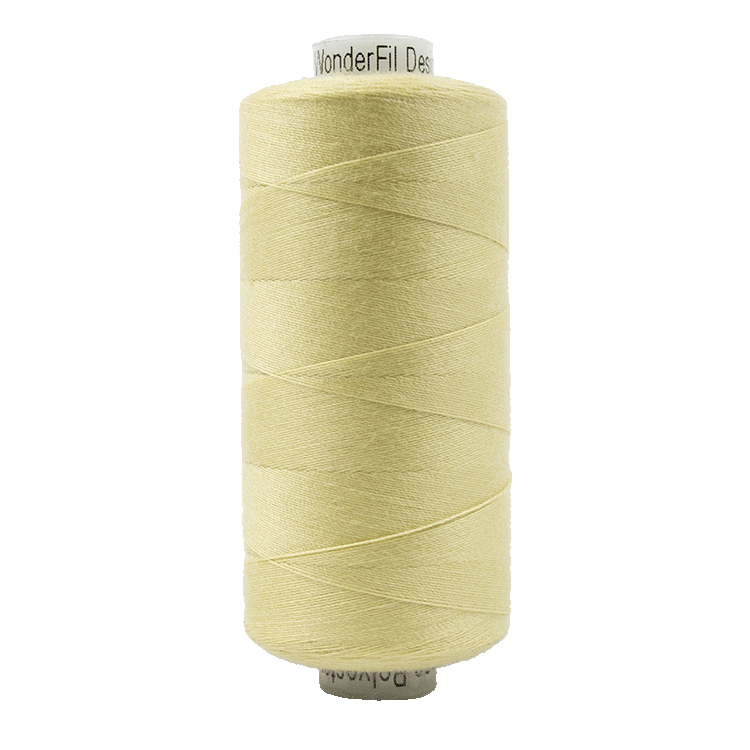 Designer 40wt Purposed Polyester (1000m) DS - 161 Pale Goldenrod