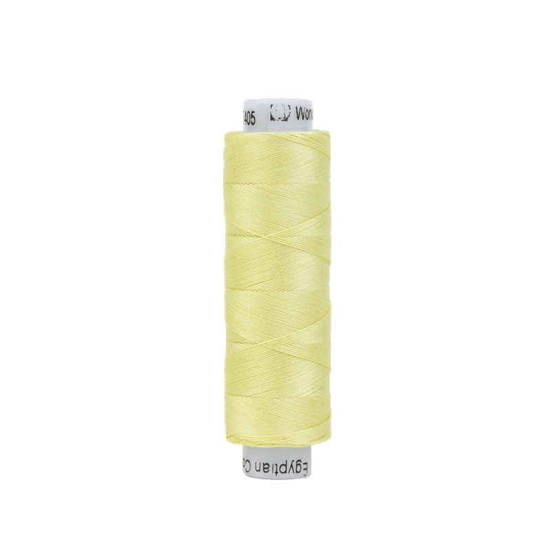 Konfetti 50wt Double Gassed Egyptian Cotton (200m) KTS - 405 Pale Yellow