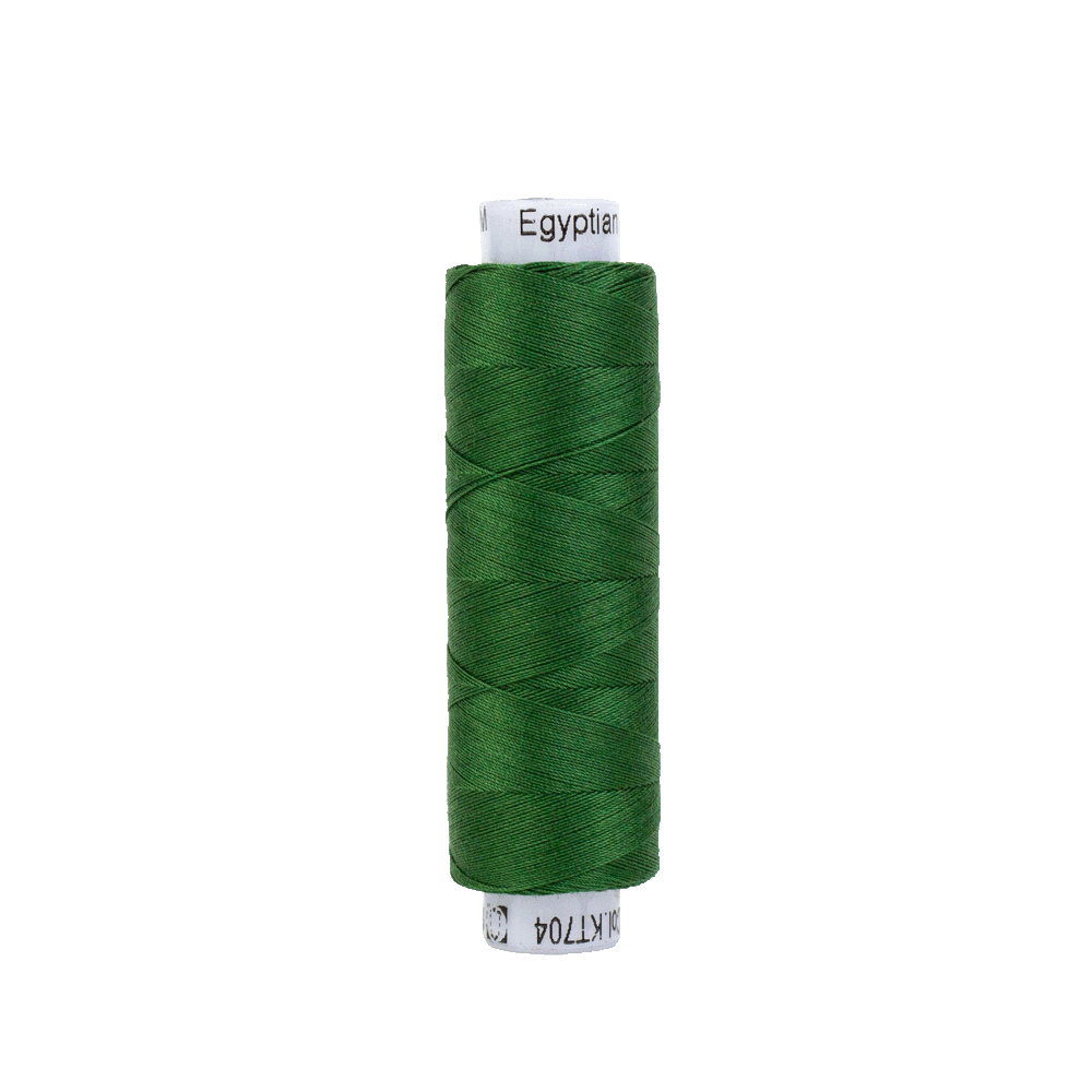 Konfetti 50wt Double Gassed Egyptian Cotton (200m) KTS - 704 Dark Xmas Green