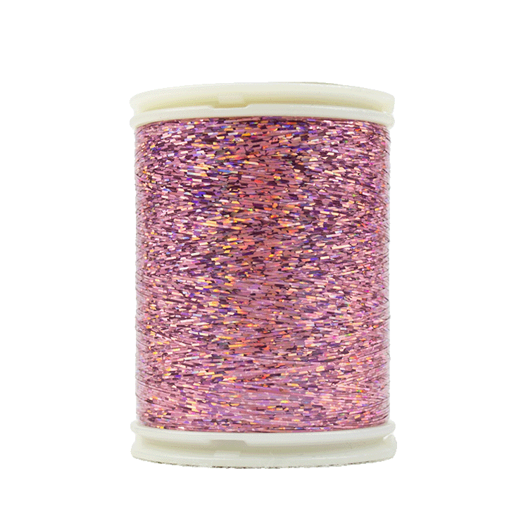 Hologram Slitted Polyester (300m) HC - 8153 Pink
