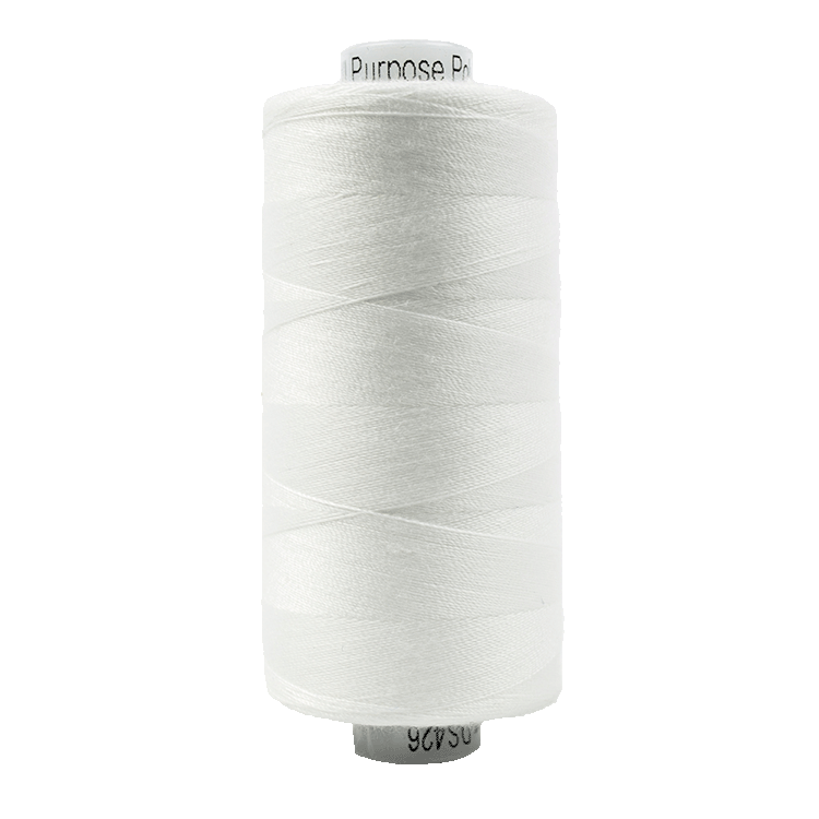 Designer 40wt Purposed Polyester (1000m) DS - 426 White