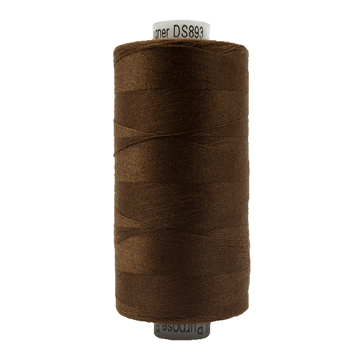 Designer 40wt Purposed Polyester (1000m) DS - 893 Saddle Brown