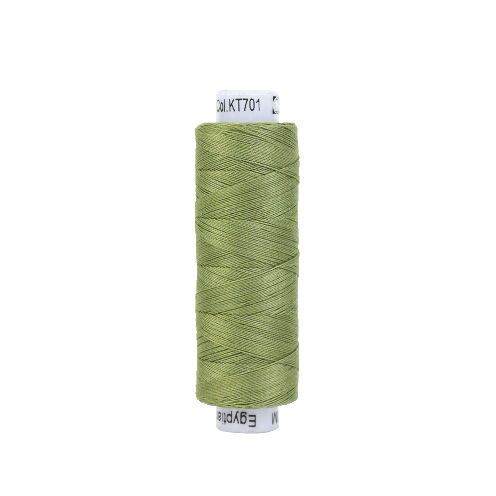 Konfetti 50wt Double Gassed Egyptian Cotton (200m) KTS - 701 Sage Green