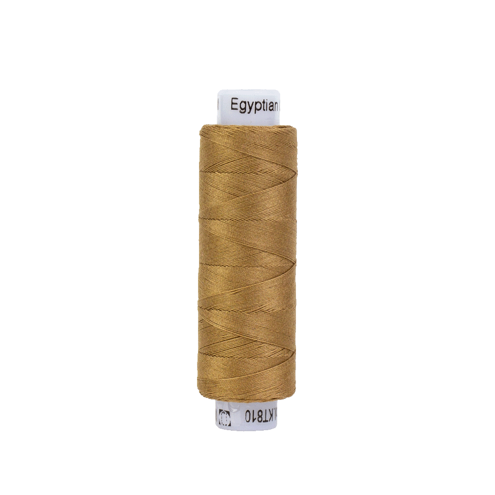 Konfetti 50wt Double Gassed Egyptian Cotton (200m) KTS - 810 Warm Brown