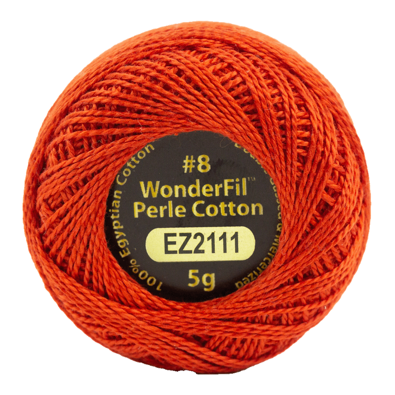 Eleganza #8wt Perle Cotton (5g balls/38.4m) ELG - 2111 Rocket