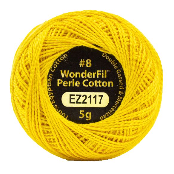 Eleganza #8wt Perle Cotton (5g balls/38.4m) ELG - 2117 Sunshine