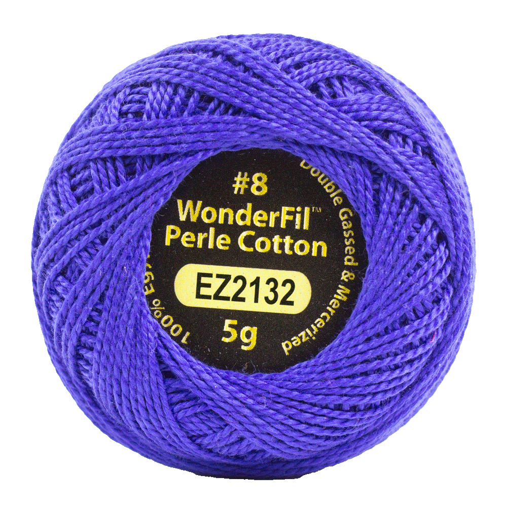 Eleganza #8wt Perle Cotton (5g balls/38.4m) ELG - 2132 Cobalt