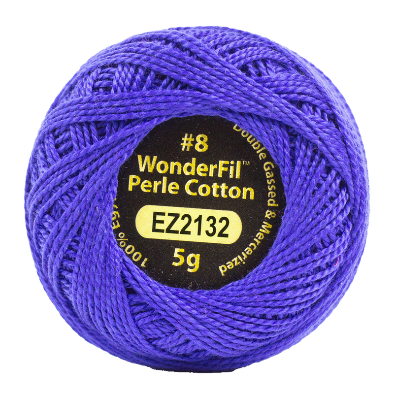 Eleganza #8wt Perle Cotton (5g balls/38.4m) ELG - 2132 Cobalt