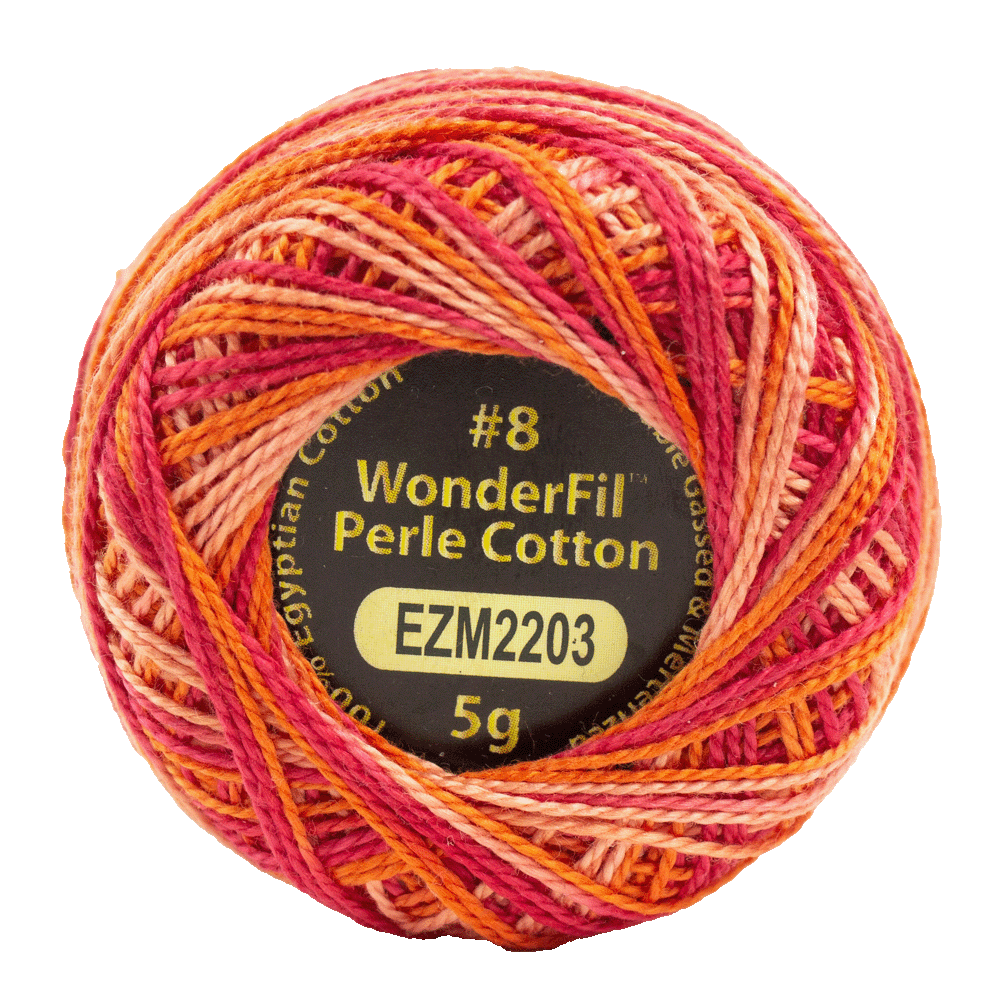 Eleganza #8wt Perle Cotton (5g balls/38.4m) ELG - 2203 Electric