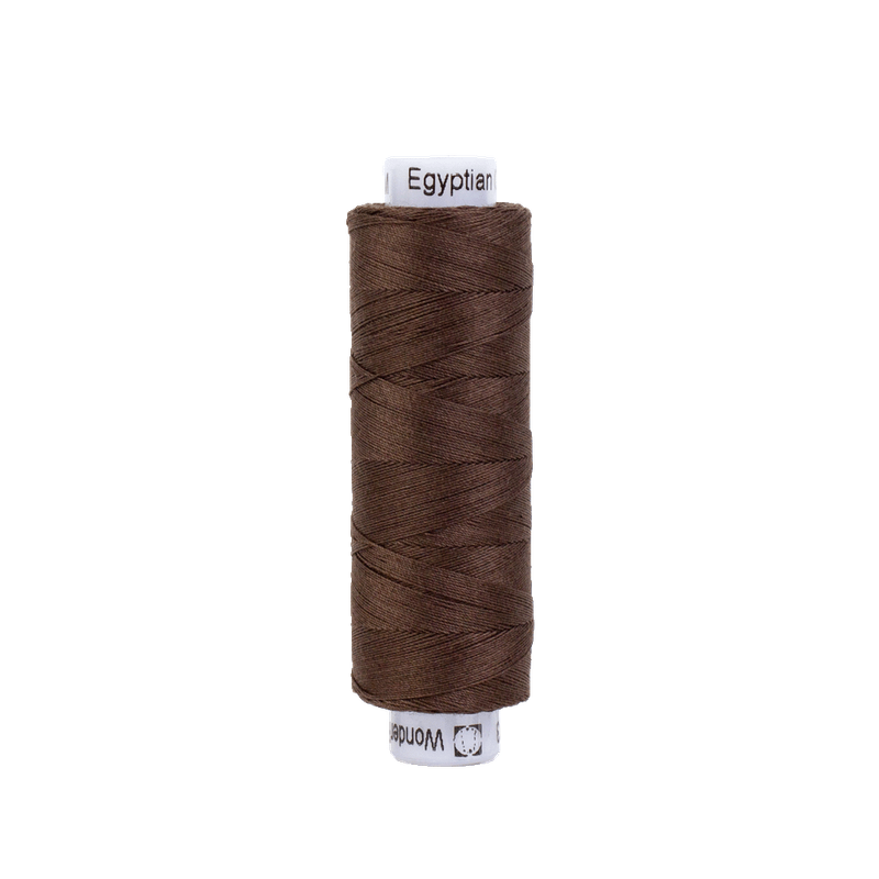 Konfetti 50wt Double Gassed Egyptian Cotton (200m) KTS - 803 Dark Brown