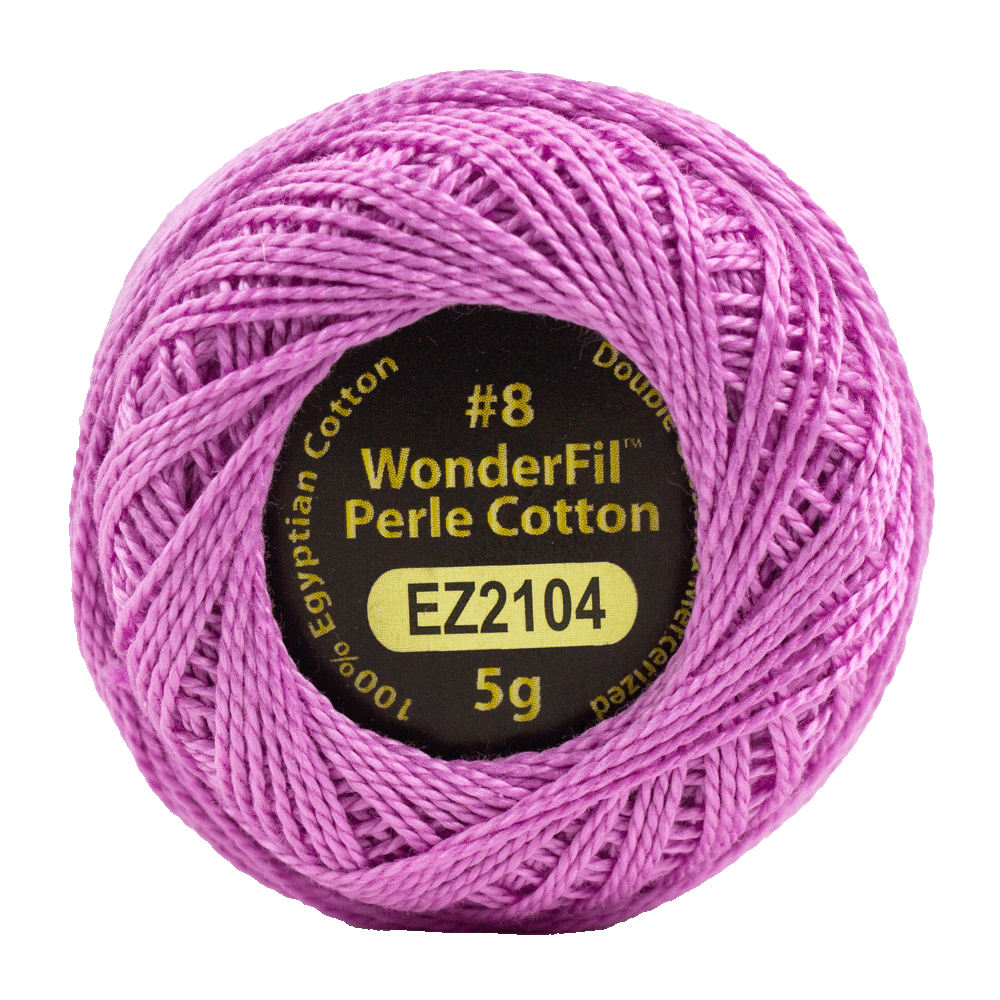 Eleganza #8wt Perle Cotton (5g balls/38.4m) ELG - 2104 Thistle