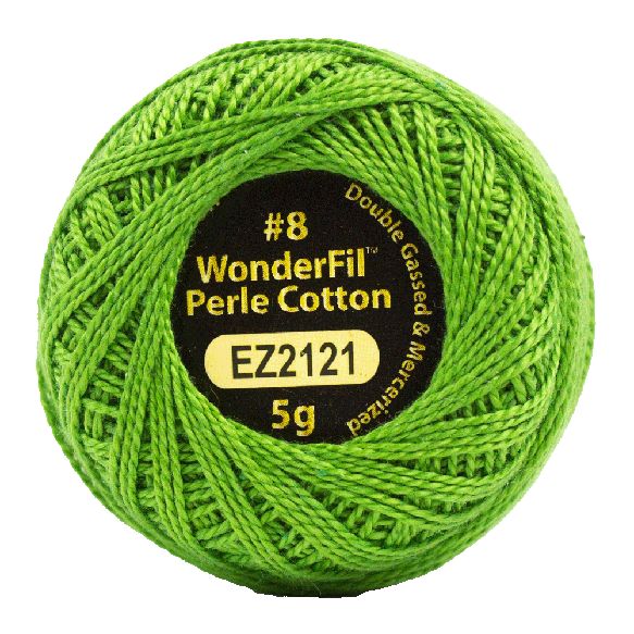 Eleganza #8wt Perle Cotton (5g balls/38.4m) ELG - 2121 Shamrock