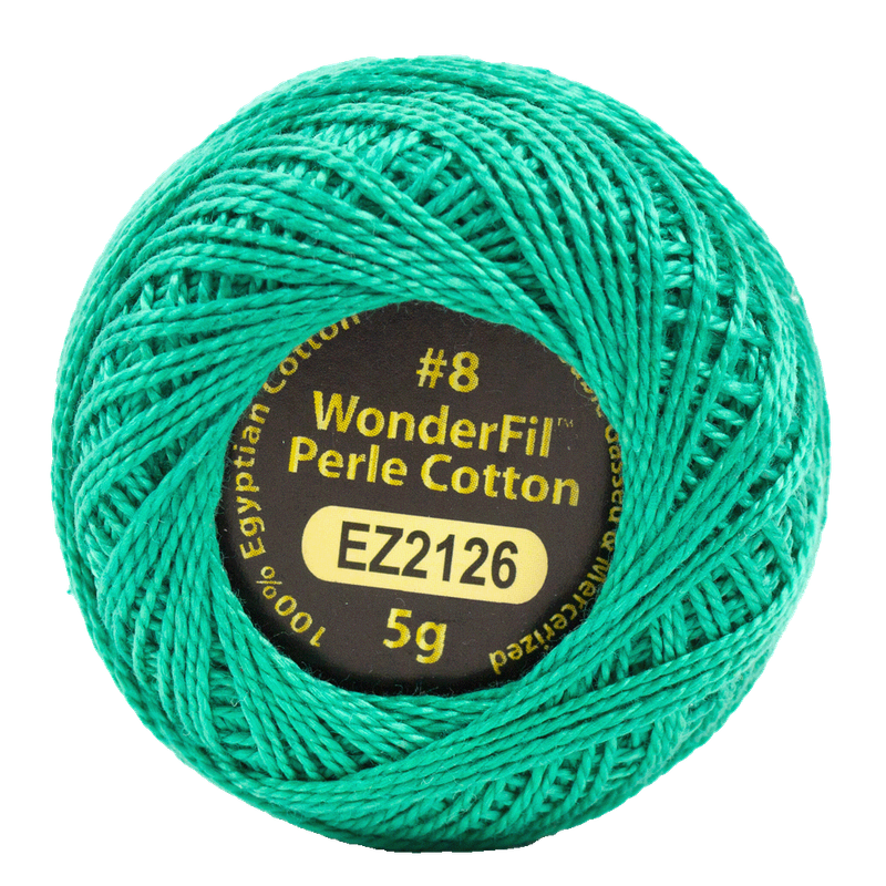 Eleganza #8wt Perle Cotton (5g balls/38.4m) ELG - 2126 Jade