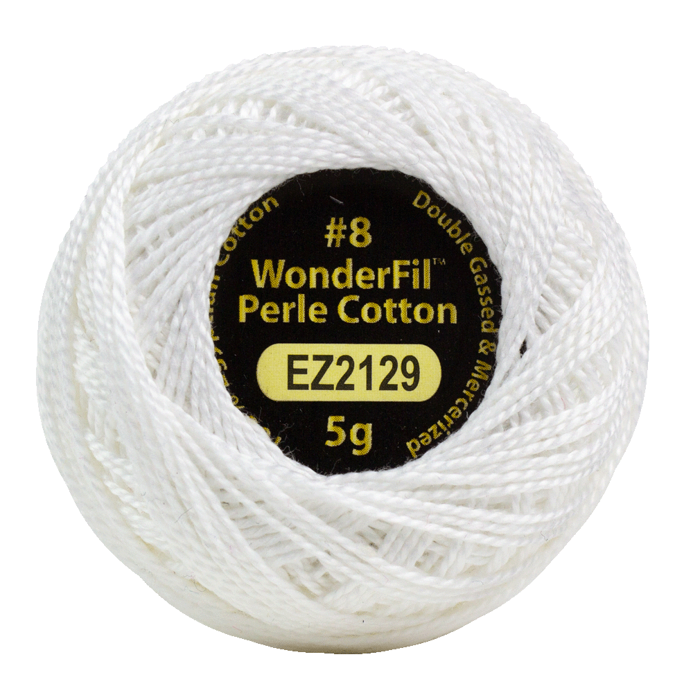 Eleganza #8wt Perle Cotton (5g balls/38.4m) ELG - 2129 Daisy