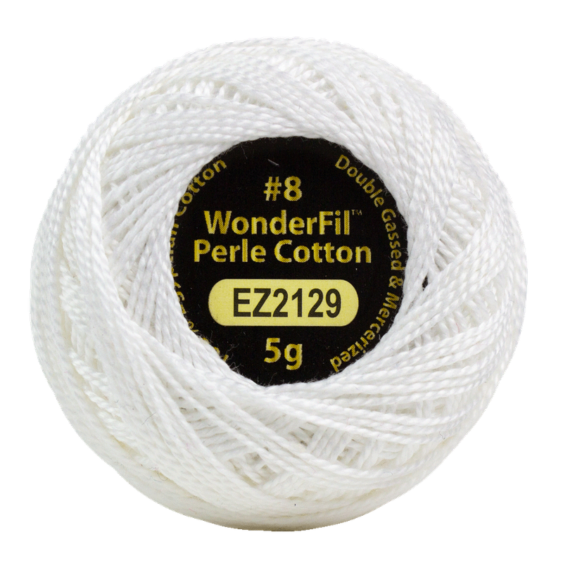 Eleganza #8wt Perle Cotton (5g balls/38.4m) ELG - 2129 Daisy