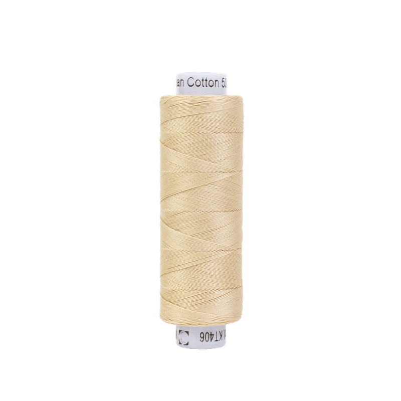 Konfetti 50wt Double Gassed Egyptian Cotton (200m) KTS - 406 Ivory