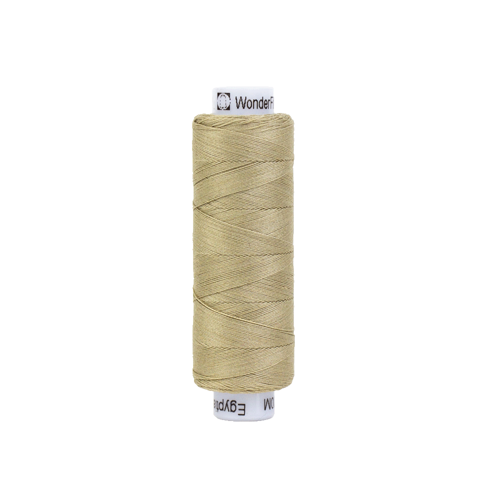 Konfetti 50wt Double Gassed Egyptian Cotton (200m) KTS - 807 Tan