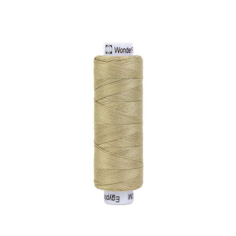 Konfetti 50wt Double Gassed Egyptian Cotton (200m) KTS - 807 Tan
