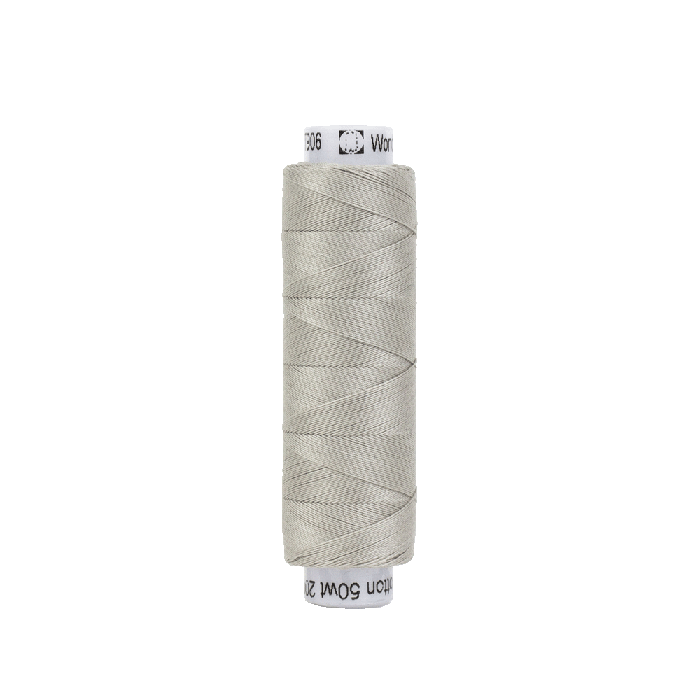 Konfetti 50wt Double Gassed Egyptian Cotton (200m) KTS - 906 Pale Grey