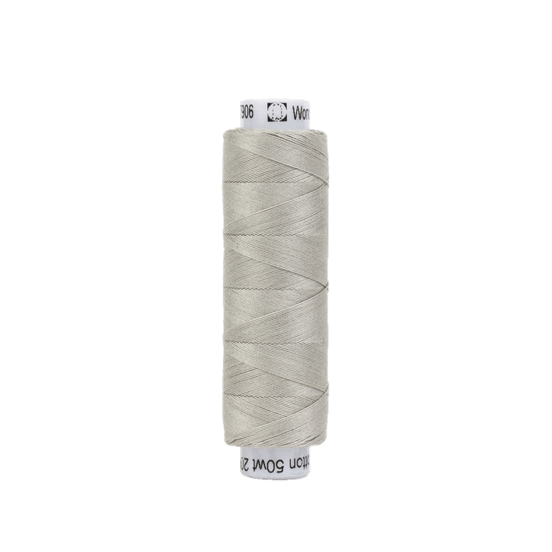 Konfetti 50wt Double Gassed Egyptian Cotton (200m) KTS - 906 Pale Grey