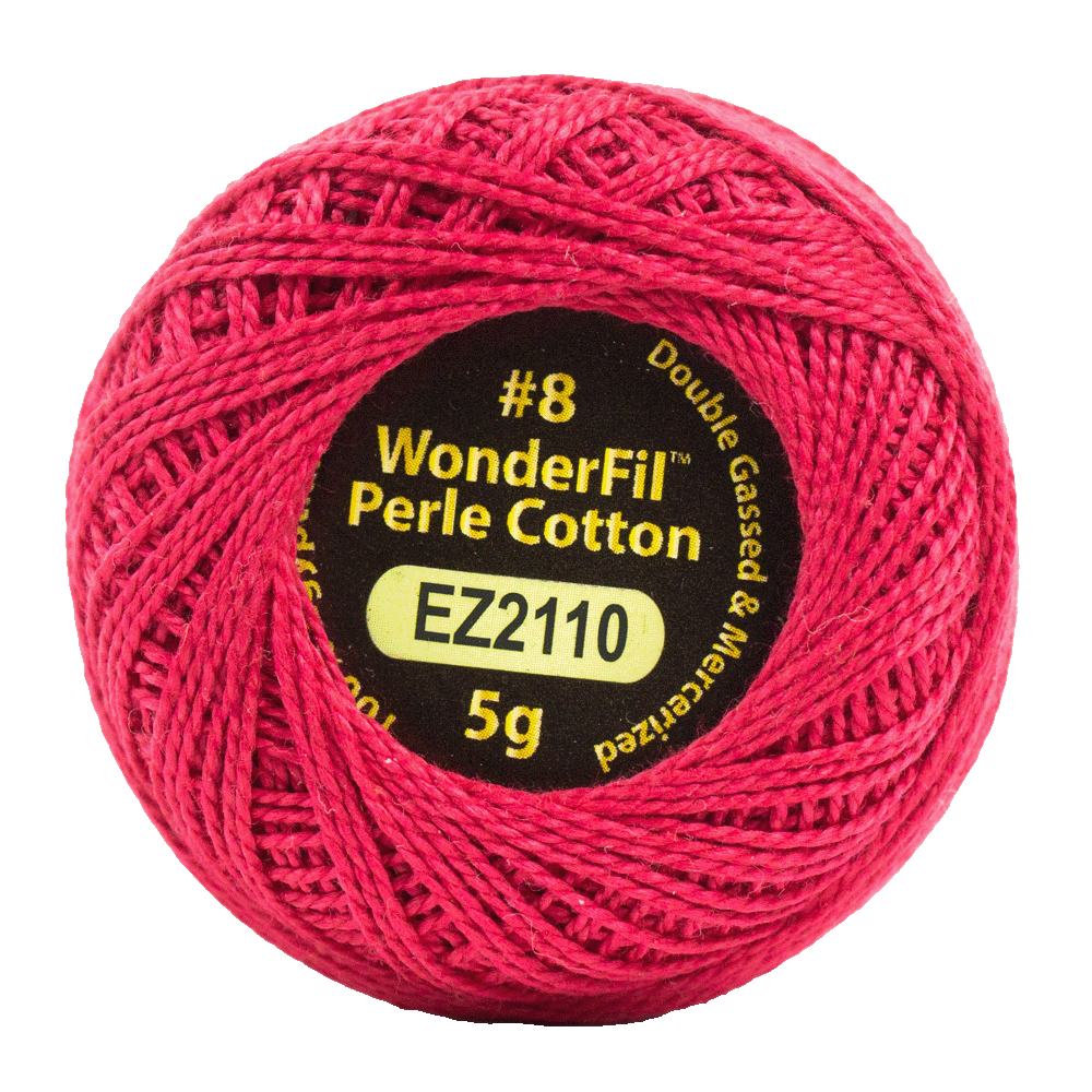 Eleganza #8wt Perle Cotton (5g balls/38.4m) ELG - 2110 Ruby