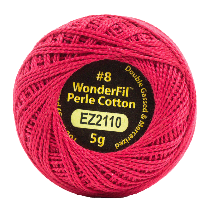 Eleganza #8wt Perle Cotton (5g balls/38.4m) ELG - 2110 Ruby