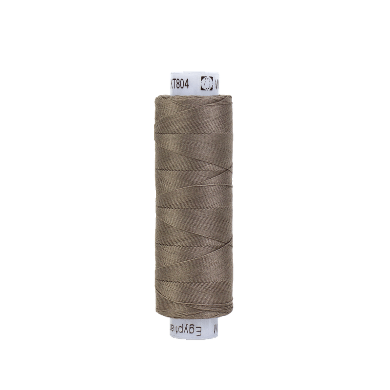 Konfetti 50wt Double Gassed Egyptian Cotton (200m) KTS - 804 Brown/Grey