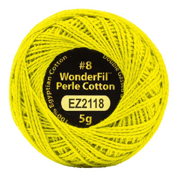 Eleganza #8wt Perle Cotton (5g balls/38.4m) ELG - 2118 Sulphur