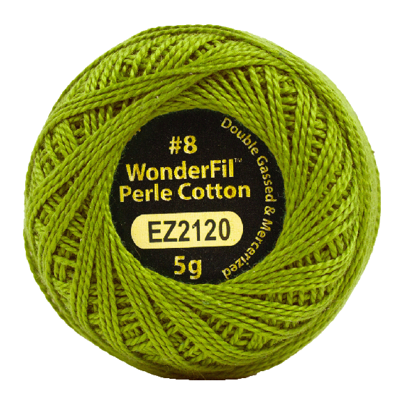 Eleganza #8wt Perle Cotton (5g balls/38.4m) ELG - 2120 Olive