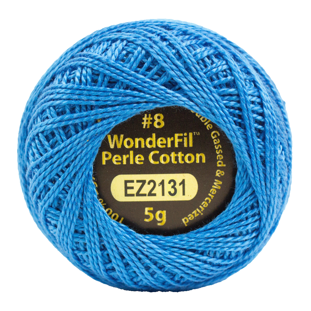 Eleganza #8wt Perle Cotton (5g balls/38.4m) ELG - 2131 Blue Bonnet