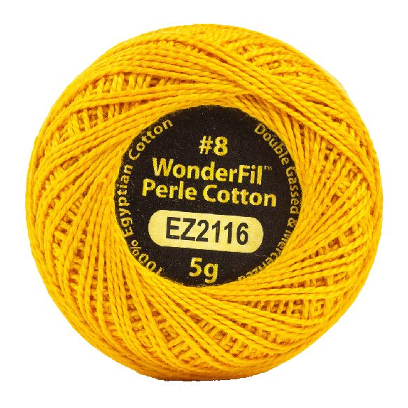 Eleganza #8wt Perle Cotton (5g balls/38.4m) ELG - 2116 No.2 Pencil