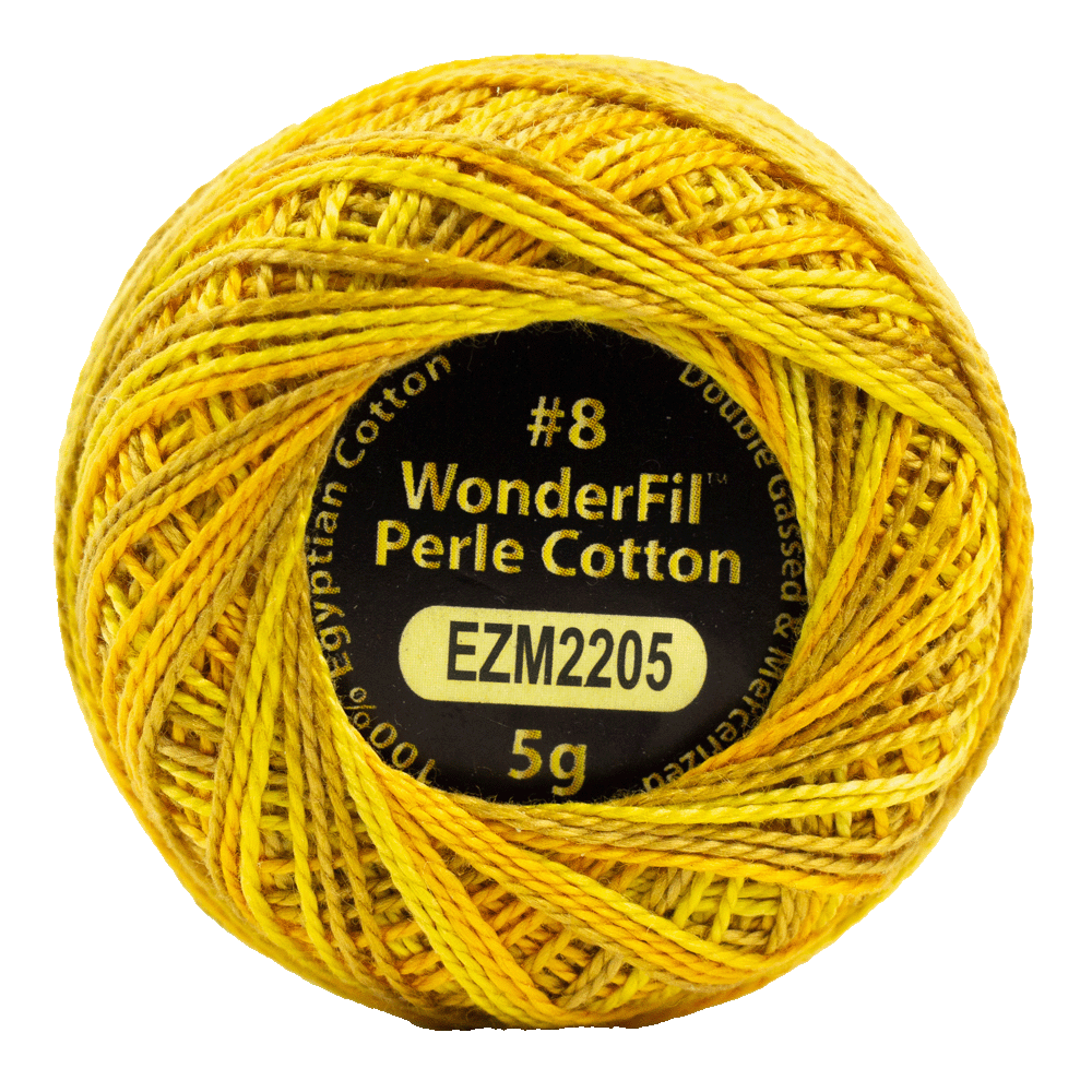Eleganza #8wt Perle Cotton (5g balls/38.4m) ELG - 2205 Marigold