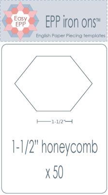EPP Iron-Ons 1 1/5" Honeycombs 50 pk