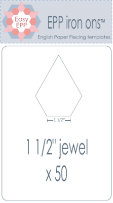 EPP Iron-Ons 1 1/2" Jewels 50 pk
