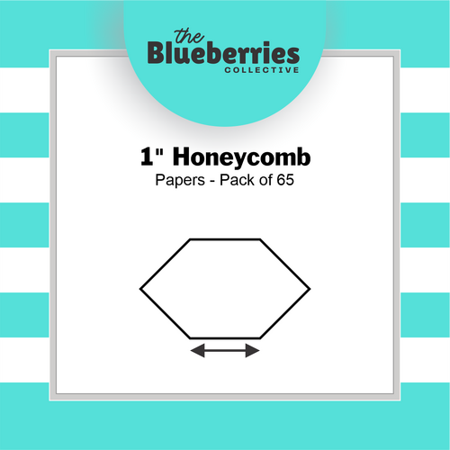 1" Honeycomb Papers - 65 pk