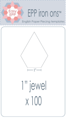 EPP Iron-Ons 1" Jewels 50 pk