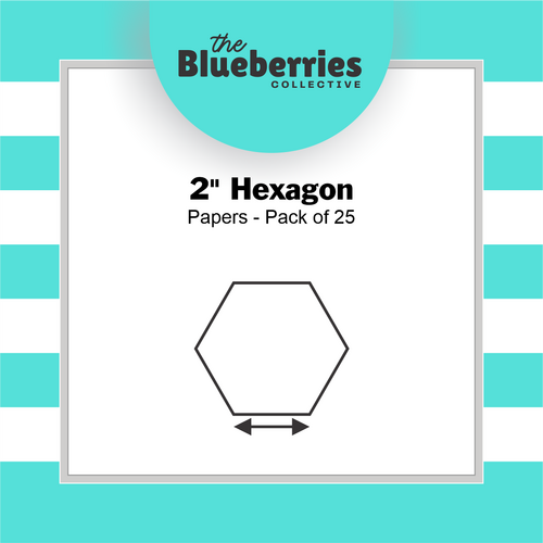 2" Hexagon Papers - 25 pk