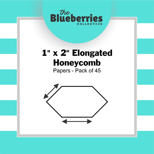 1" x 2" Elongated Honeycomb Papers - 45 pk