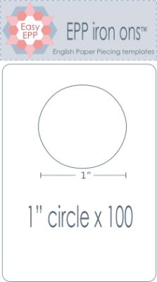 EPP Iron-Ons 1" Circles 100 pk