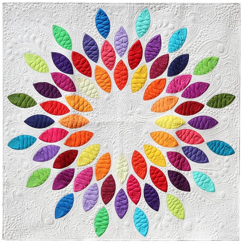 Seed Burst Paper Pattern plus Acrylic Template